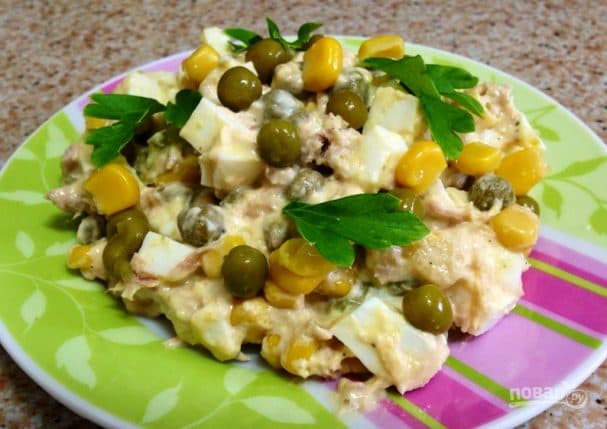 Салат із консервами
