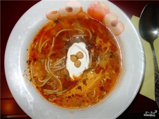 Afghan tomato soup