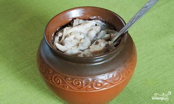 Бануш с грибами