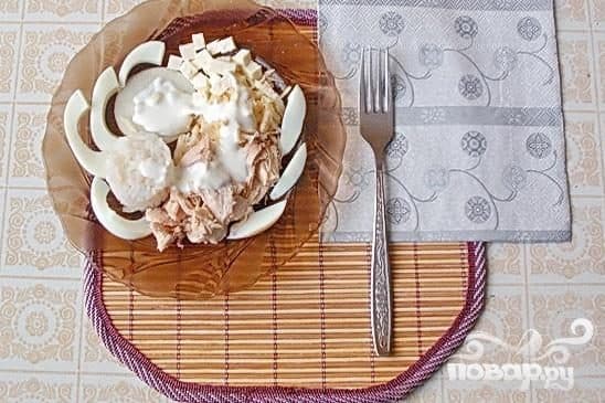 salad with chicken breast