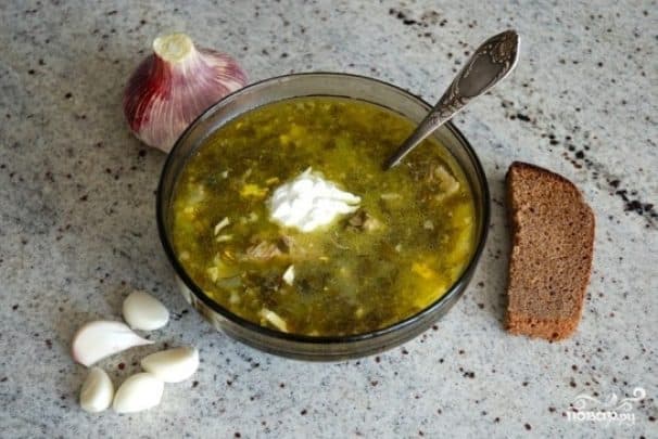 Боршч з кропівы