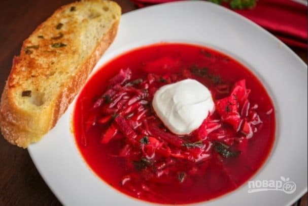 Борщ із курки