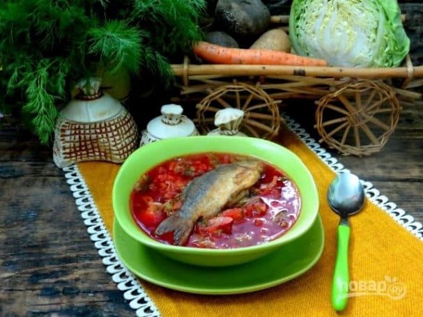 Borscht from the chef