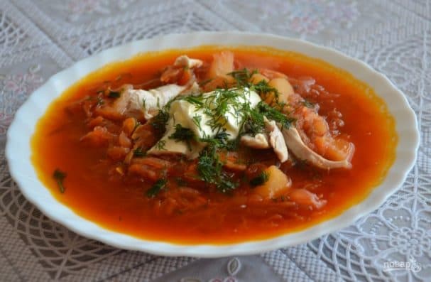 Chicken Borscht