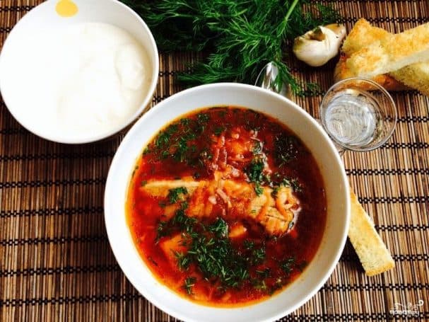 Боршч з рабрышкамі