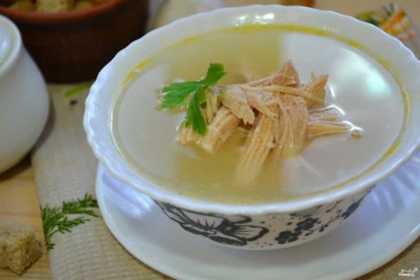 Бульён з індзячыні