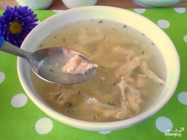 Бульён з курыных костак
