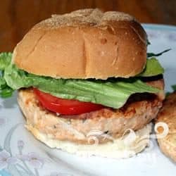 Salmon Burgers with Rosemary