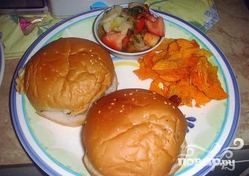 Бургери з беконом і грибами
