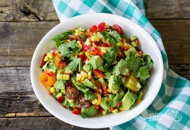 Quick vegetable salad