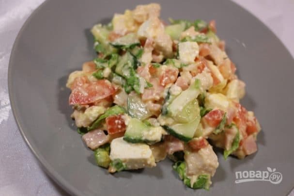 з куркою та сухариками