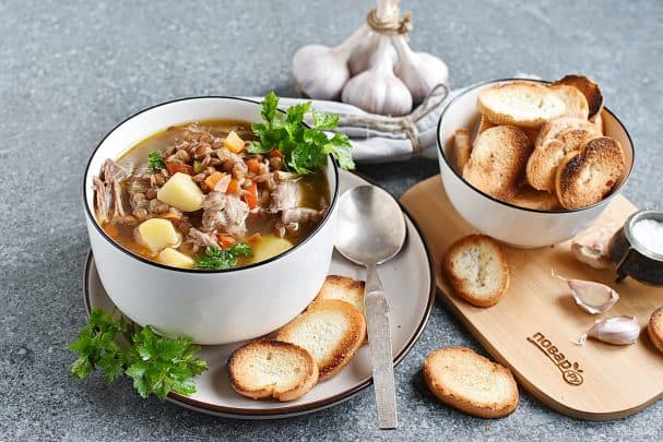 Чарэшычавы суп з мясом