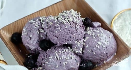 Blueberry Mascarpone Soufflé