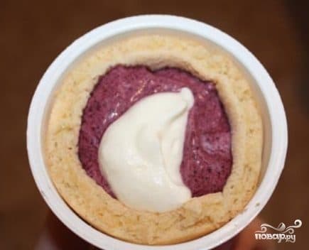 Blueberry mousse