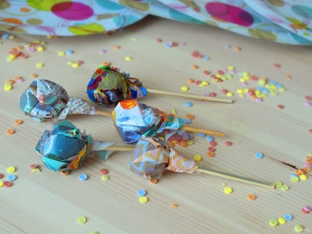 Homemade lollipops