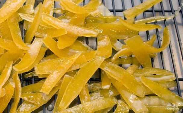 Lemon candied peel