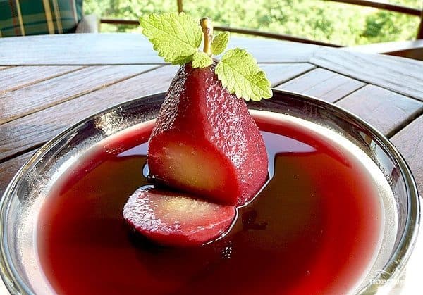 Дэсерт з яблыкаў і груш