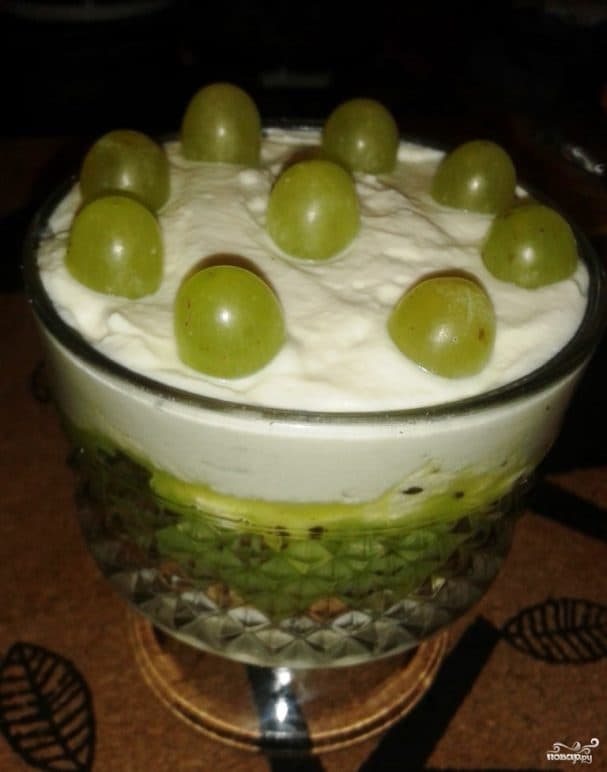 Desserts in parfait glasses