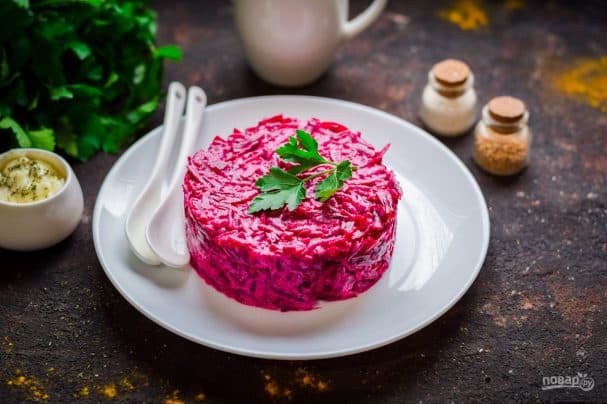 Beet salad for kids