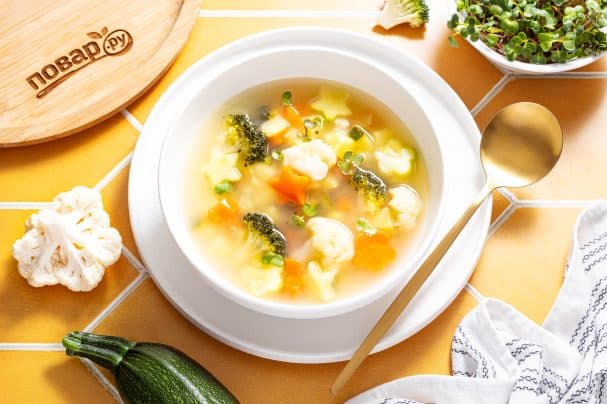 Baby soup for children from 1 year old