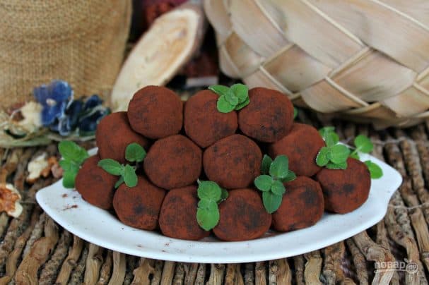 Дамашнія цукеркі з какао