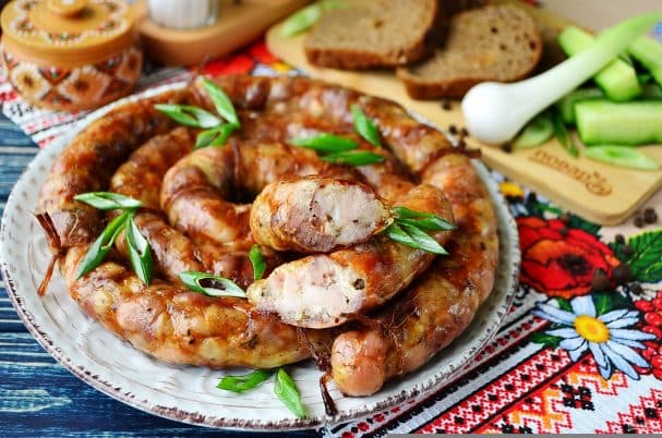 Homemade sausage