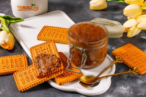 Дамашняя шакаладная паста без яек