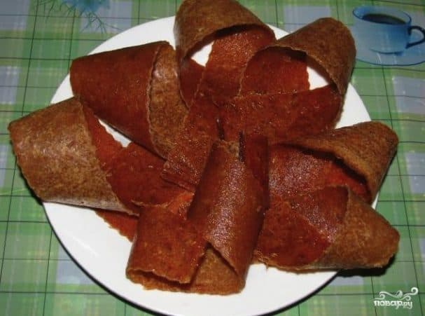 Дамашняя яблычная пастила