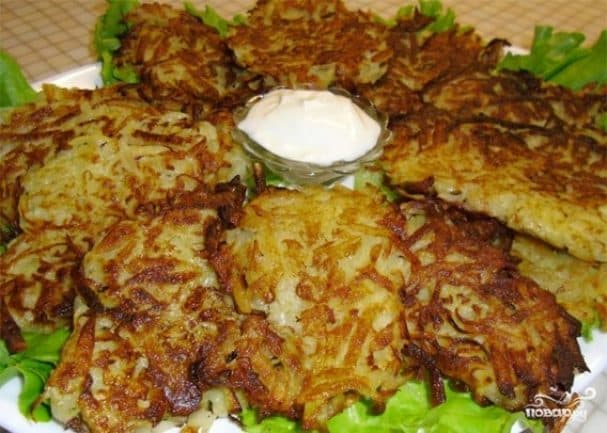 Potato pancakes without flour