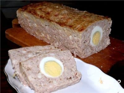 Фарш, запеченный в духовке