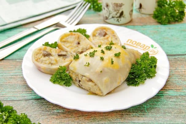 Фаршыраваныя кальмары