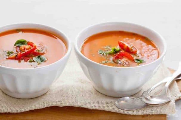 Bean puree soup