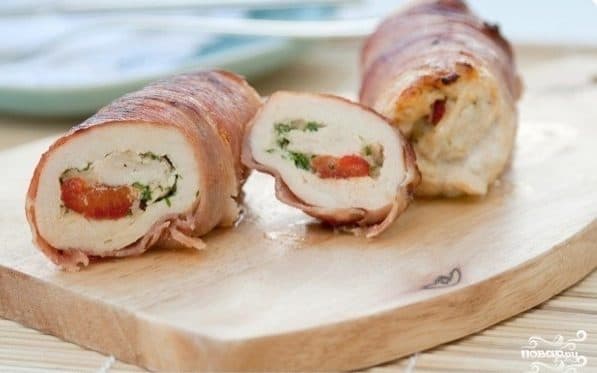 Филе курицы с болгарским перцем
