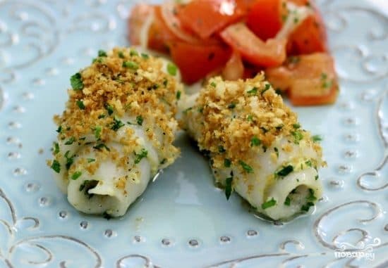 Baked sole fillet