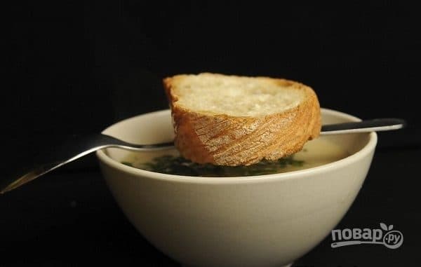 French garlic soup