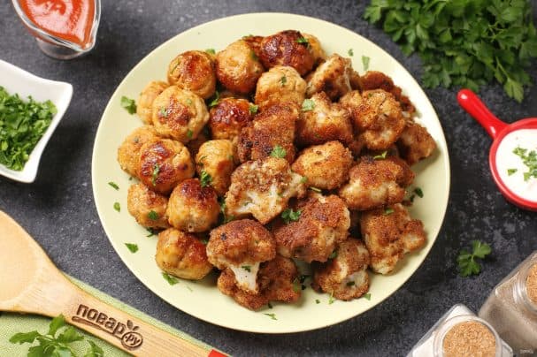 Фрикадельки с цветной капустой