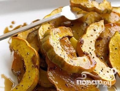 Glazed squash