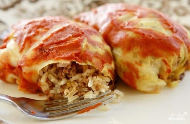 Галубцы з мясам і рысам