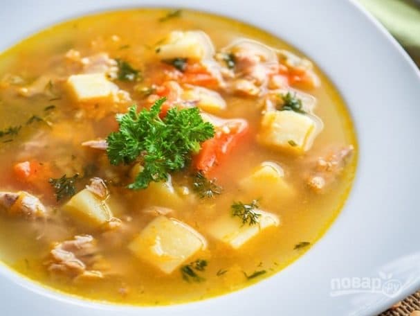 Pea soup
