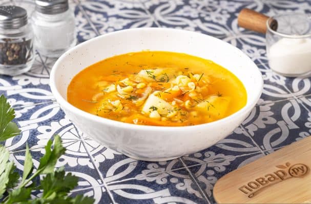 Pea soup without meat