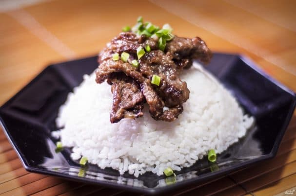 Beef in honey sauce
