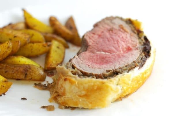 Beef in pastry
