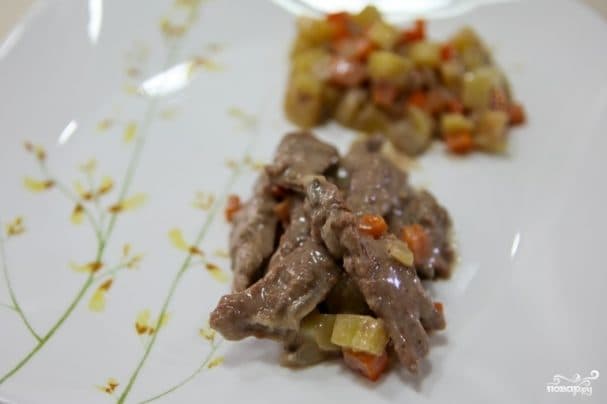 Яловічына, запечаная з гароднінай