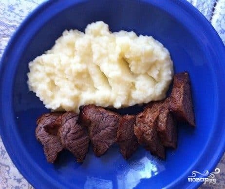 Beef baked in a multicooker