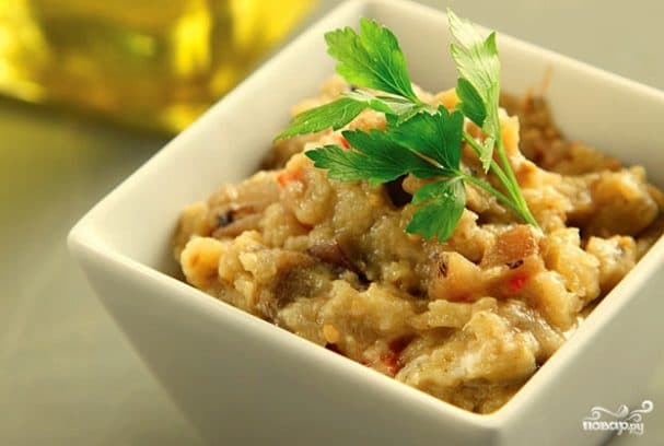 Грэчаскі салат з баклажанаў