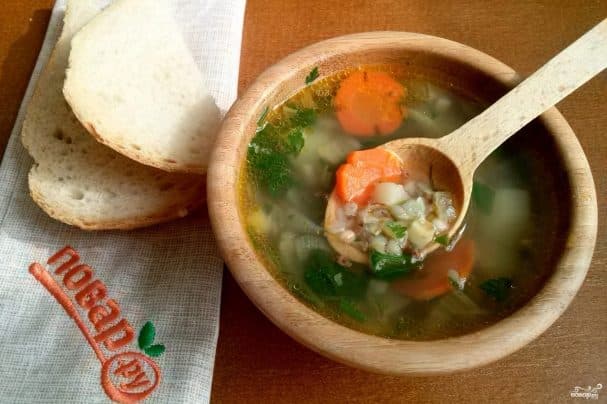 Buckwheat soup classic