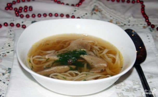 Zakarpattia-style mushroom soup