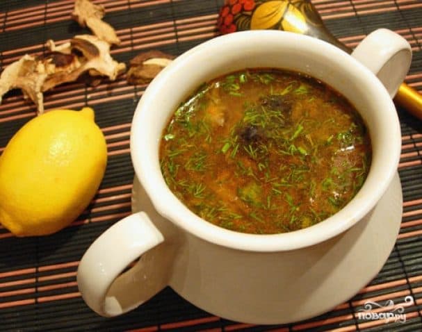 Грибная солянка