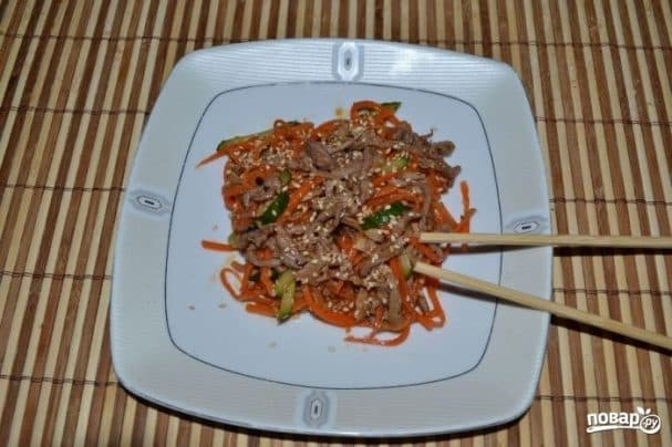 Хе з яловичини по-корейськи