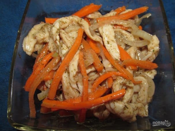 из курицы